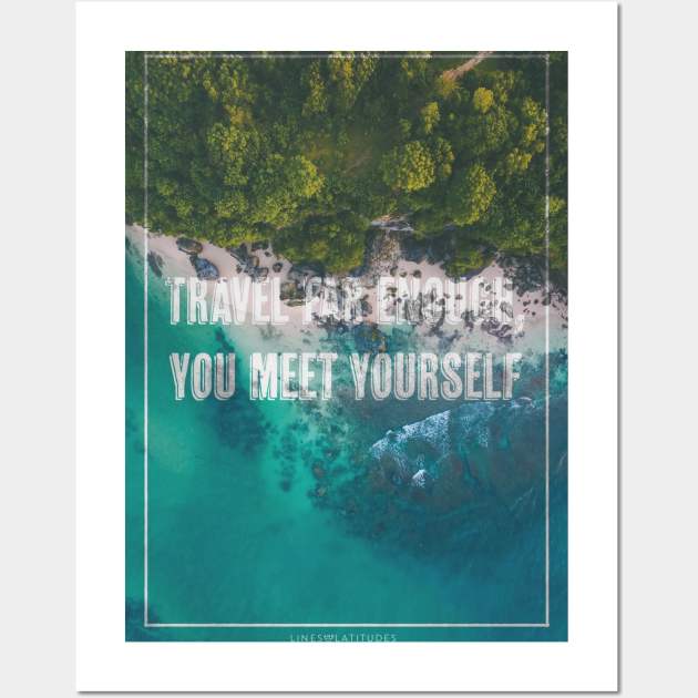 Meet yourself Wall Art by LinesNLatitudes